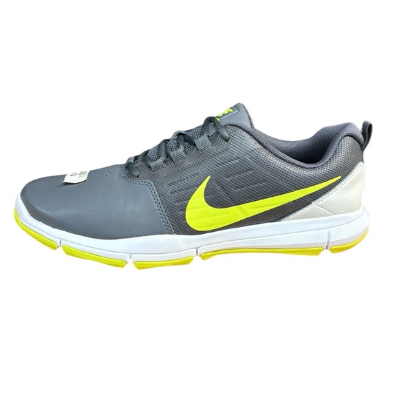 Nike Explorer CTRL #704694-009 Dark Grey/Volt/White Men's Golf Shoes Size 9 New - Picture 9 of 13
